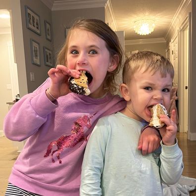 Children Enjoying a LoloWich Ice Cream Sandwich