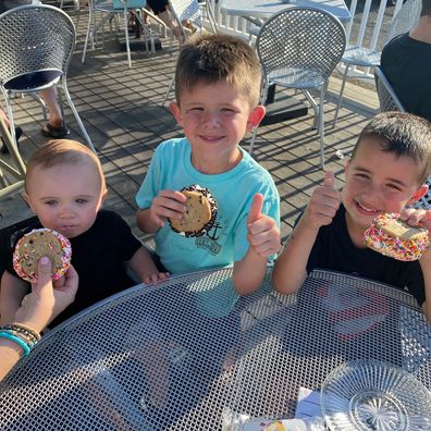 Children Enjoying a LoloWich Ice Cream Sandwich